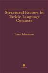 Structural Factors in Turkic Language Contacts,0700711821,9780700711826