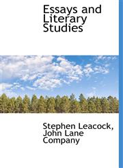 Essays and Literary Studies,1140258311,9781140258315