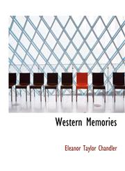 Western Memories,1117953130,9781117953137