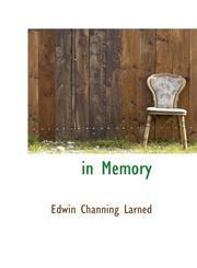 in Memory,1110482604,9781110482603