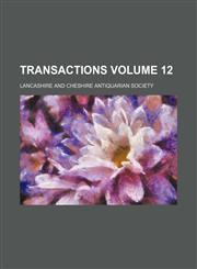 Transactions Volume 12,1150967668,9781150967665