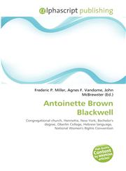 Antoinette Brown Blackwell,6135640259,9786135640250