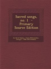 Sacred Songs, No. 1 - Primary Source Edition,1287886051,9781287886051