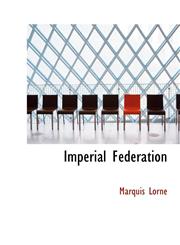 Imperial Federation,1140080741,9781140080749