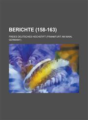 Berichte (158-163),1234636190,9781234636197