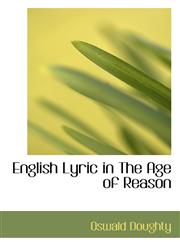 English Lyric in the Age of Reason,1117185818,9781117185811