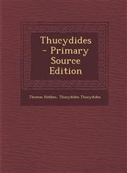 Thucydides - Primary Source Edition,1295337045,9781295337040