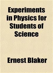 Experiments in Physics for Students of Science,1152160397,9781152160392