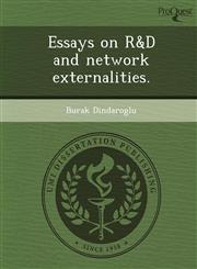 Essays on R&D and network externalities.,1243778601,9781243778604