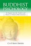 Buddhist Psychology An Inquiry into the Analysis and Theory of Mind in Pali Literature,9381406103,9789381406106