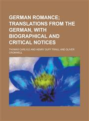German romance,1234140381,9781234140380