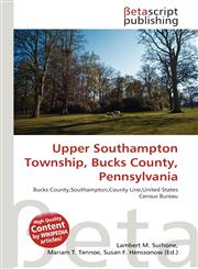 Upper Southampton Township, Bucks County, Pennsylvania,6136121417,9786136121413