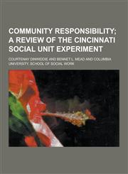 Community Responsibility,123045540X,9781230455402