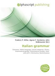 Italian grammar,6134250295,9786134250290