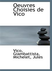 Oeuvres Choisies de Vico,1110735022,9781110735020