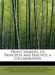 Profit Sharing, its Principles and Practice, a Collaboration,1241264848,9781241264840