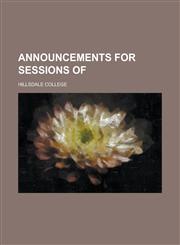 Announcements for  sessions of,1234380218,9781234380212