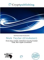 Nick Taylor (Cricketer),6201708766,9786201708761