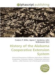 History of the Alabama Cooperative Extension System,6130257570,9786130257576