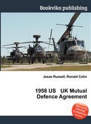 1958 Us UK Mutual Defence Agreement,5511404594,9785511404592