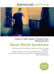 Mean World Syndrome,6130736177,9786130736170