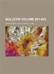 Bulletin Volume 901-925,1232292125,9781232292128