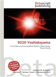 9220 Yoshidayama,6137560465,9786137560464