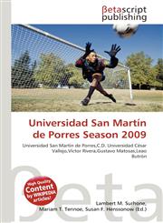 Universidad San Martín de Porres Season 2009,6136056178,9786136056173