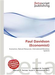 Paul Davidson (Economist),6134729744,9786134729741