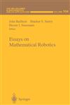 Essays on Mathematical Robotics,0387985964,9780387985961