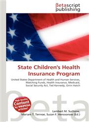 State Children's Health Insurance Program,6130981678,9786130981679