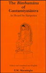 The Bimbamana of Gautamiyasastra, as Heard by Sariputra The Buddhist Iconometry 1st Edition,8170304172,9788170304173
