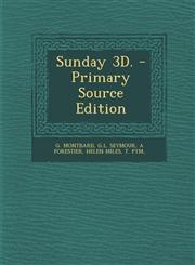 Sunday 3D.,1289476276,9781289476274