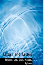 Essays and Letters,1110292147,9781110292141
