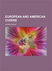 European and American cuisine,1154699072,9781154699074