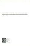 Directory of FAO Statutory Bodies and Panels of Experts as of August, 2002
