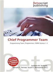 Chief Programmer Team,6134598208,9786134598200