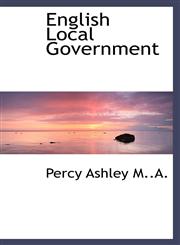 English Local Government,111550682X,9781115506823