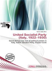 United Socialist Party (Italy, 1922-1930),6200843171,9786200843173