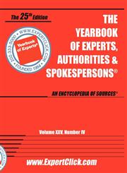 Yearbook of Experts -- 25th Final,0934333556,9780934333559