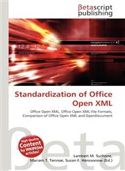 Standardization of Office Open XML,6132255419,9786132255419