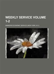 Weekly service Volume 1-2,1130807541,9781130807547