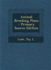 Animal Breeding Plans - Primary Source Edition,1293829927,9781293829929