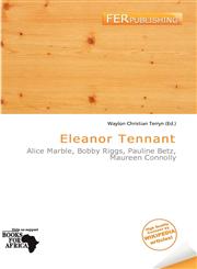 Eleanor Tennant,6201931635,9786201931633