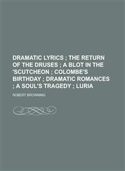 Dramatic Lyrics,1230053727,9781230053721
