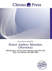 Hotel Ambos Mundos (Havana),6135671510,9786135671513