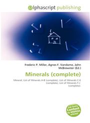 Minerals (complete),6134362255,9786134362252