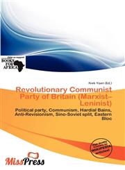 Revolutionary Communist Party of Britain (Marxist-Leninist),6200583374,9786200583376