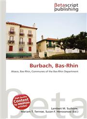 Burbach, Bas-Rhin,6136228688,9786136228686