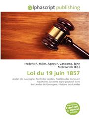 Loi du 19 juin 1857,6134371394,9786134371391